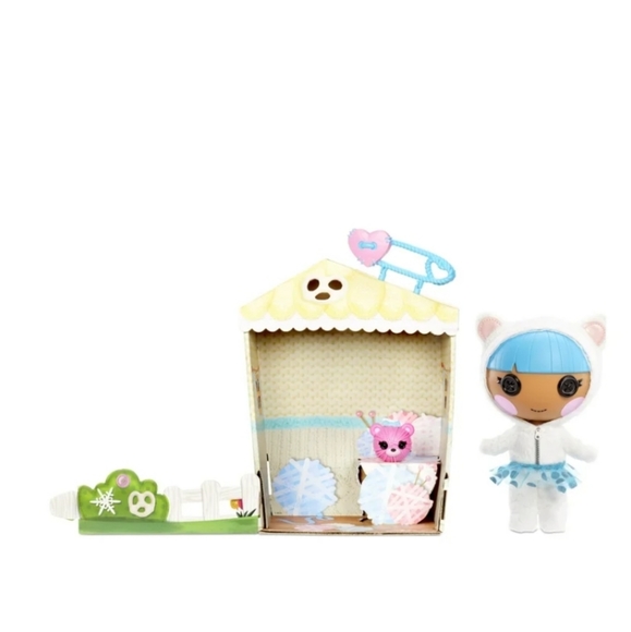 Lalaloopsy Littles  7" Winter Doll Bundle Snuggle Stuff With Pet Yarn Ba… - Picture 3 of 12